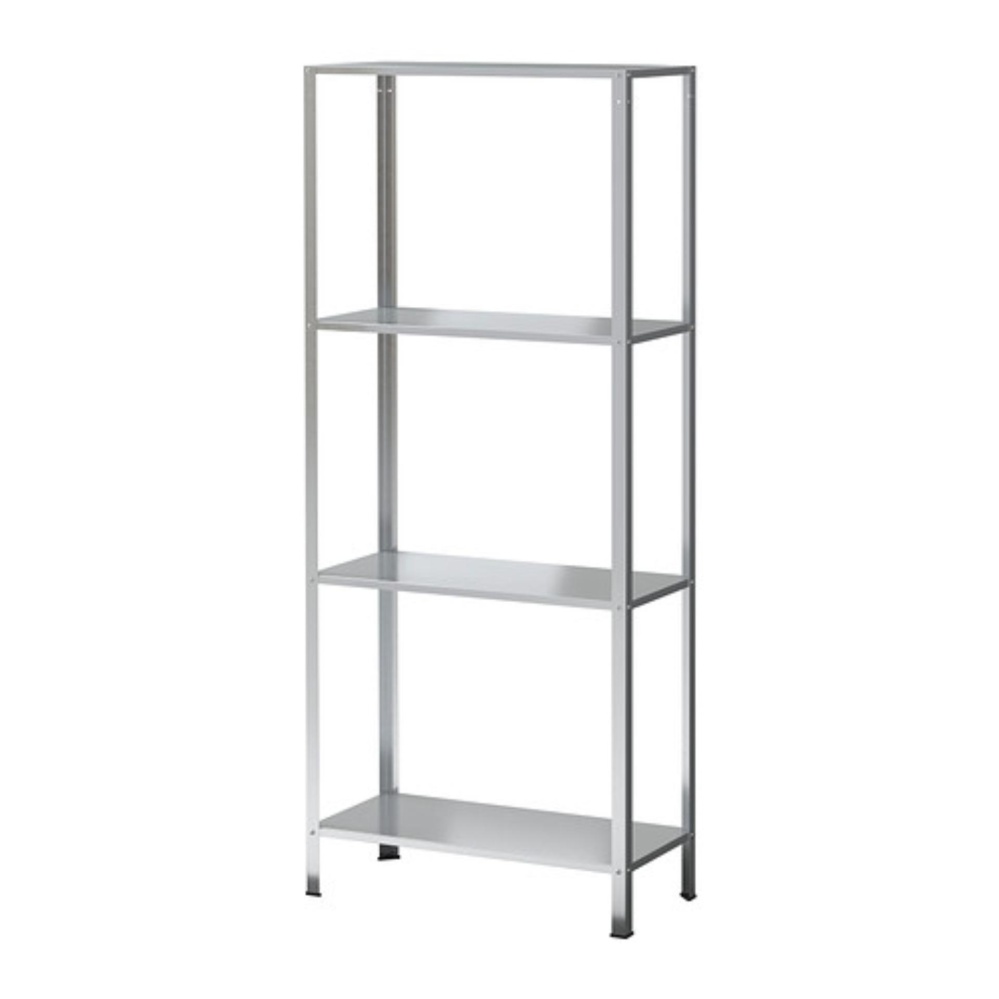 IKEA ชั้นวาง Hyllis 4ชั้น เหล็กชุบกัลวาไนซ์ 60 x 27 x 140 ซม. IKEA ชั้นวาง Hyllis 4ชั้น เหล็กชุบกัลวาไนซ์ 60 x 27 x 140 ซม.