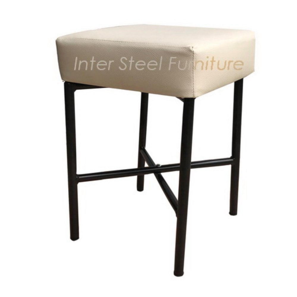 Inter Steel เก้าอี้สตูลนั่ง รุ่น Stool-MX(35x35x50cm.) โครงขาเหล็กFoldingสีดำ - เบาะฟองน้ำหนา11cm.หุ้มหนังเทียมpvc Inter Steel เก้าอี้สตูลนั่ง รุ่น Stool-MX(35x35x50cm.) โครงขาเหล็กFoldingสีดำ - เบาะฟองน้ำหนา11cm.หุ้มหนังเทียมpvc
