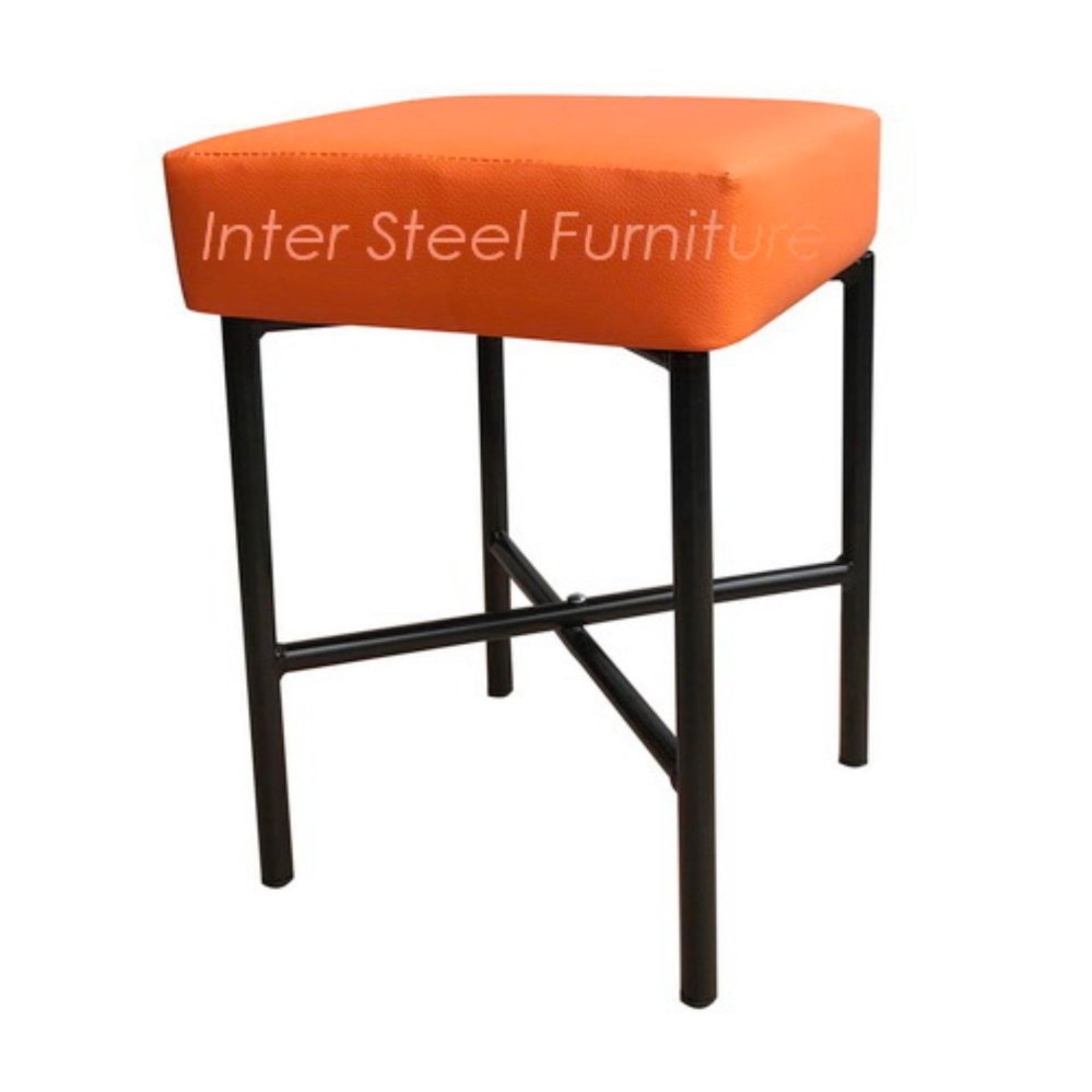 Inter Steel เก้าอี้สตูลนั่ง รุ่น Stool-MX(35x35x50cm.) โครงขาเหล็กFoldingสีดำ - เบาะฟองน้ำหนา11cm.หุ้มหนังเทียมpvc Inter Steel เก้าอี้สตูลนั่ง รุ่น Stool-MX(35x35x50cm.) โครงขาเหล็กFoldingสีดำ - เบาะฟองน้ำหนา11cm.หุ้มหนังเทียมpvc