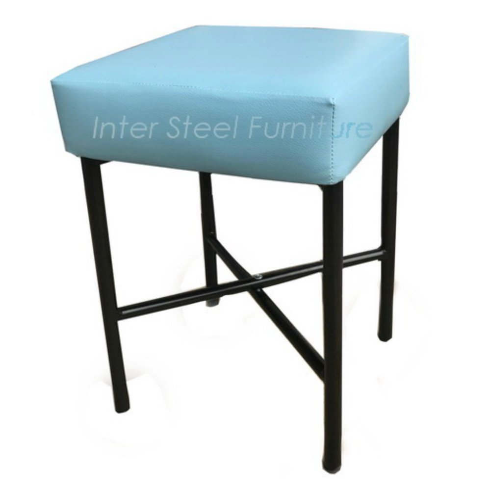 Inter Steel เก้าอี้สตูลนั่ง รุ่น Stool-MX(35x35x50cm.) โครงขาเหล็กFoldingสีดำ - เบาะฟองน้ำหนา11cm.หุ้มหนังเทียมpvc Inter Steel เก้าอี้สตูลนั่ง รุ่น Stool-MX(35x35x50cm.) โครงขาเหล็กFoldingสีดำ - เบาะฟองน้ำหนา11cm.หุ้มหนังเทียมpvc