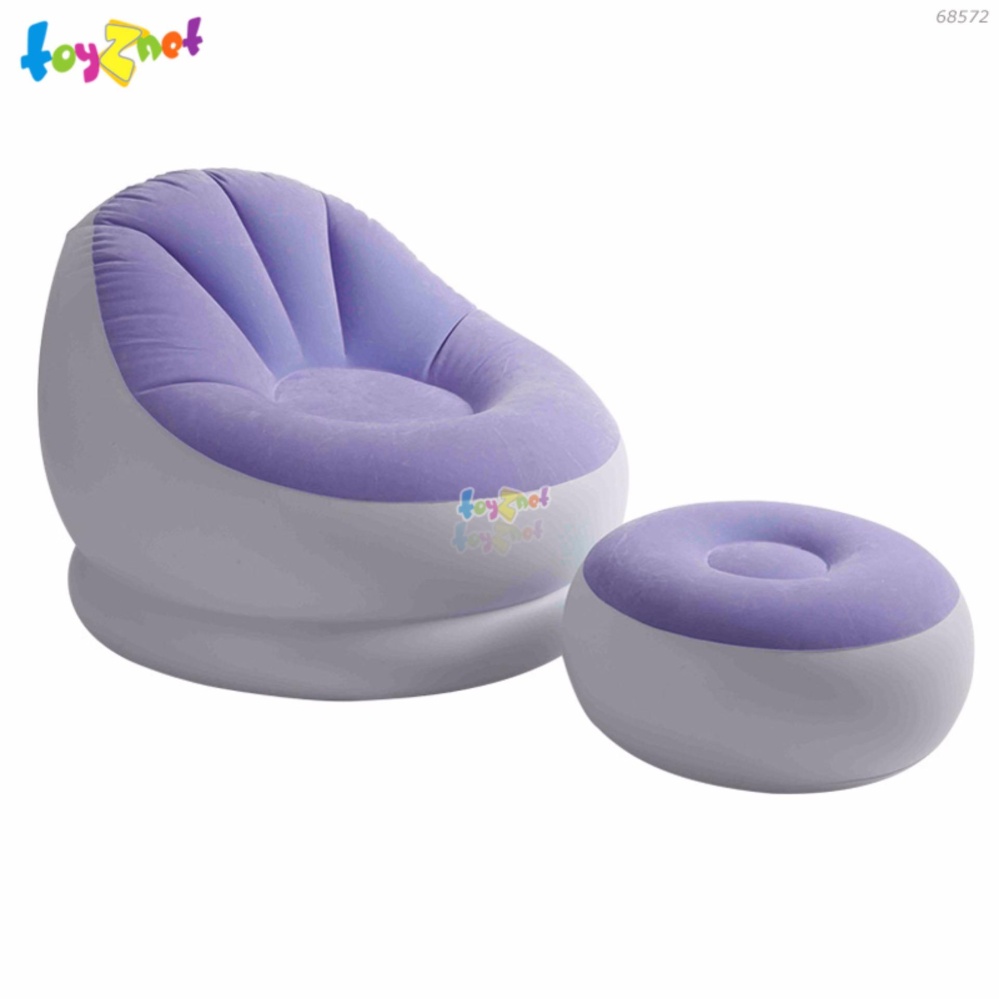 Intex ส่งฟรี โซฟาเป่าลม เก้าอี้เป่าลม พร้อมที่วางเท้า (สีม่วง) คาเฟ่เชสย์ รุ่น 68572 Intex ส่งฟรี โซฟาเป่าลม เก้าอี้เป่าลม พร้อมที่วางเท้า (สีม่วง) คาเฟ่เชสย์ รุ่น 68572