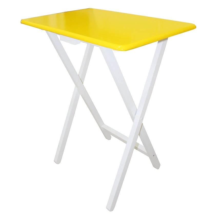 Intrend Design โต๊ะโน๊ตบุ๊ค ขาพับได้ ไม้ยางพารา - สีชมพู Intrend Design โต๊ะโน๊ตบุ๊ค ขาพับได้ ไม้ยางพารา - สีชมพู
