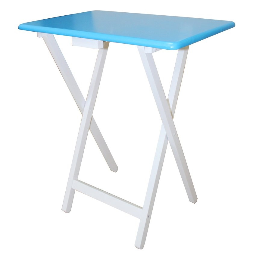 Intrend Design โต๊ะโน๊ตบุ๊ค ขาพับได้ ไม้ยางพารา - สีชมพู Intrend Design โต๊ะโน๊ตบุ๊ค ขาพับได้ ไม้ยางพารา - สีชมพู