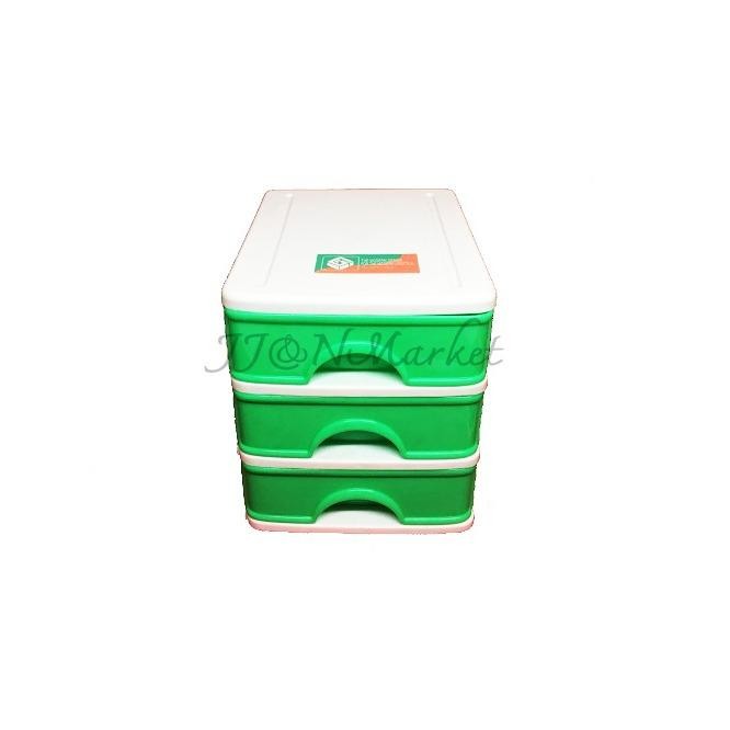 JJ&NMarket ลิ้นชักมินิ 3 ชั้น ขนาด12.5x16x14.5cm JJ&NMarket ลิ้นชักมินิ 3 ชั้น ขนาด12.5x16x14.5cm