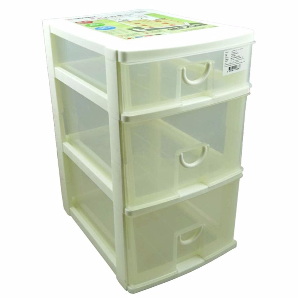 Keyway กล่องลิ้นชัก 3 ชั้น ขนาด 25 x 36 x 43 cm No. CKW-30 Keyway กล่องลิ้นชัก 3 ชั้น ขนาด 25 x 36 x 43 cm No. CKW-30
