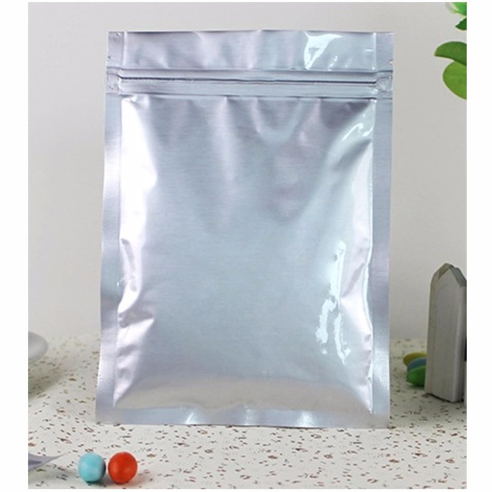 ขนาด 13x18 ซม. Siam Packing ถุงฟอยล์ ซิปล็อค ก้นแบน (แพ็ค 100 ใบ)