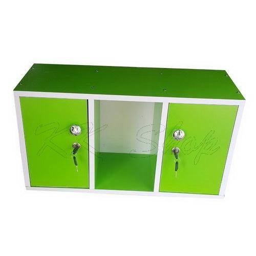 KK Shop ตู้ล็อคเกอร์เอนกประสงค์ รุ่น Locker-3/2DK ลายไม้บีท KK Shop ตู้ล็อคเกอร์เอนกประสงค์ รุ่น Locker-3/2DK ลายไม้บีท