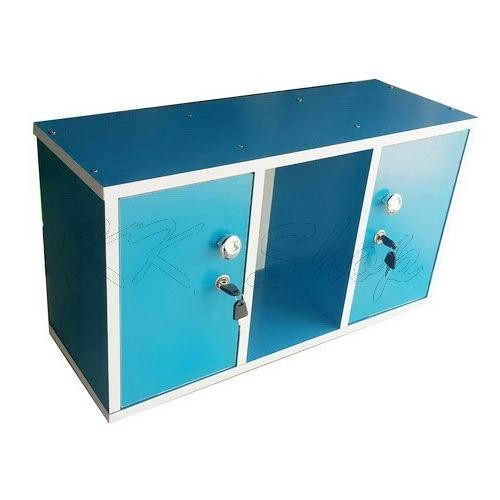 KK Shop ตู้ล็อคเกอร์เอนกประสงค์ รุ่น Locker-3/2DK ลายไม้บีท KK Shop ตู้ล็อคเกอร์เอนกประสงค์ รุ่น Locker-3/2DK ลายไม้บีท
