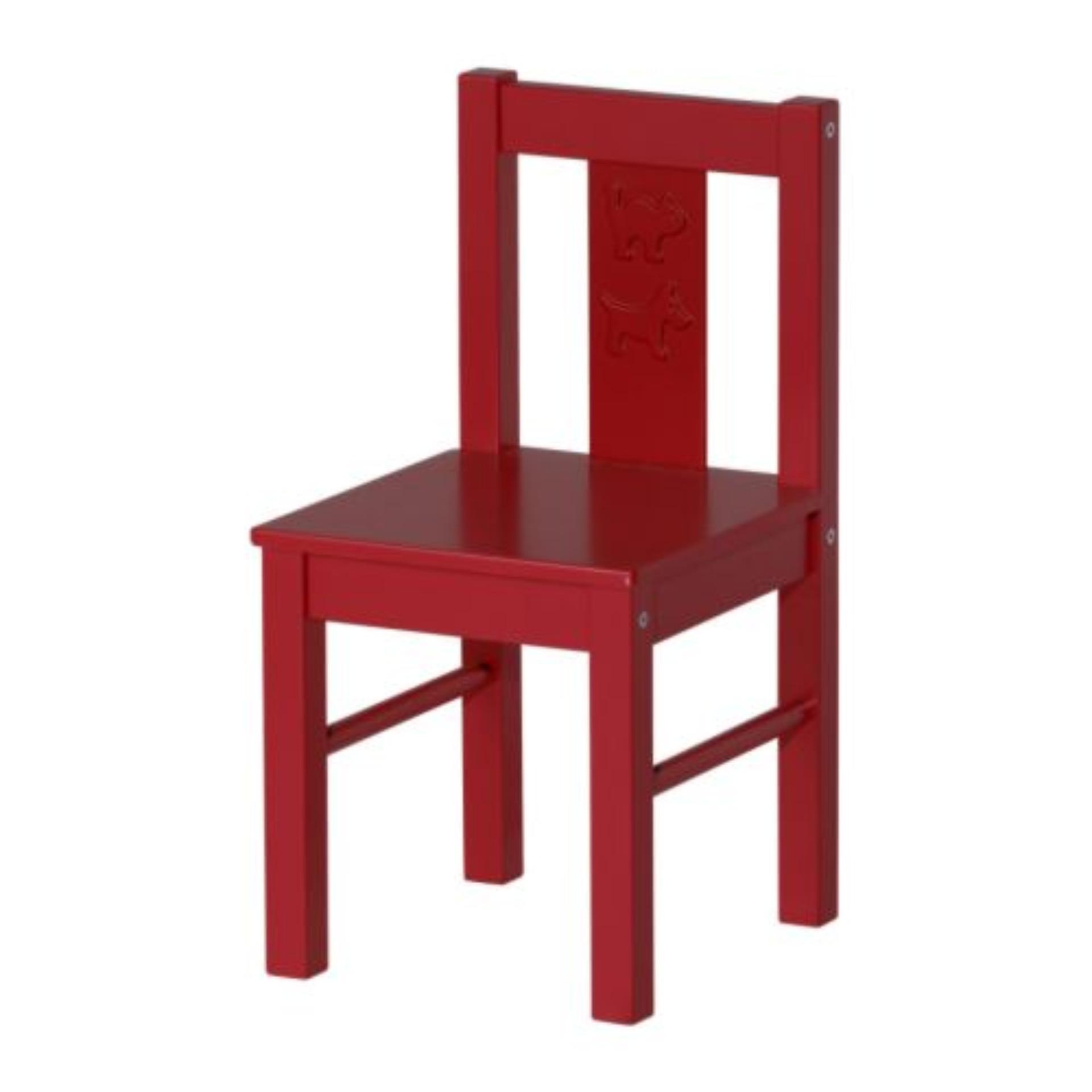 KRITTER เก้าอี้เด็ก Children's chair 27*53 cm (แดง) KRITTER เก้าอี้เด็ก Children's chair 27*53 cm (แดง)