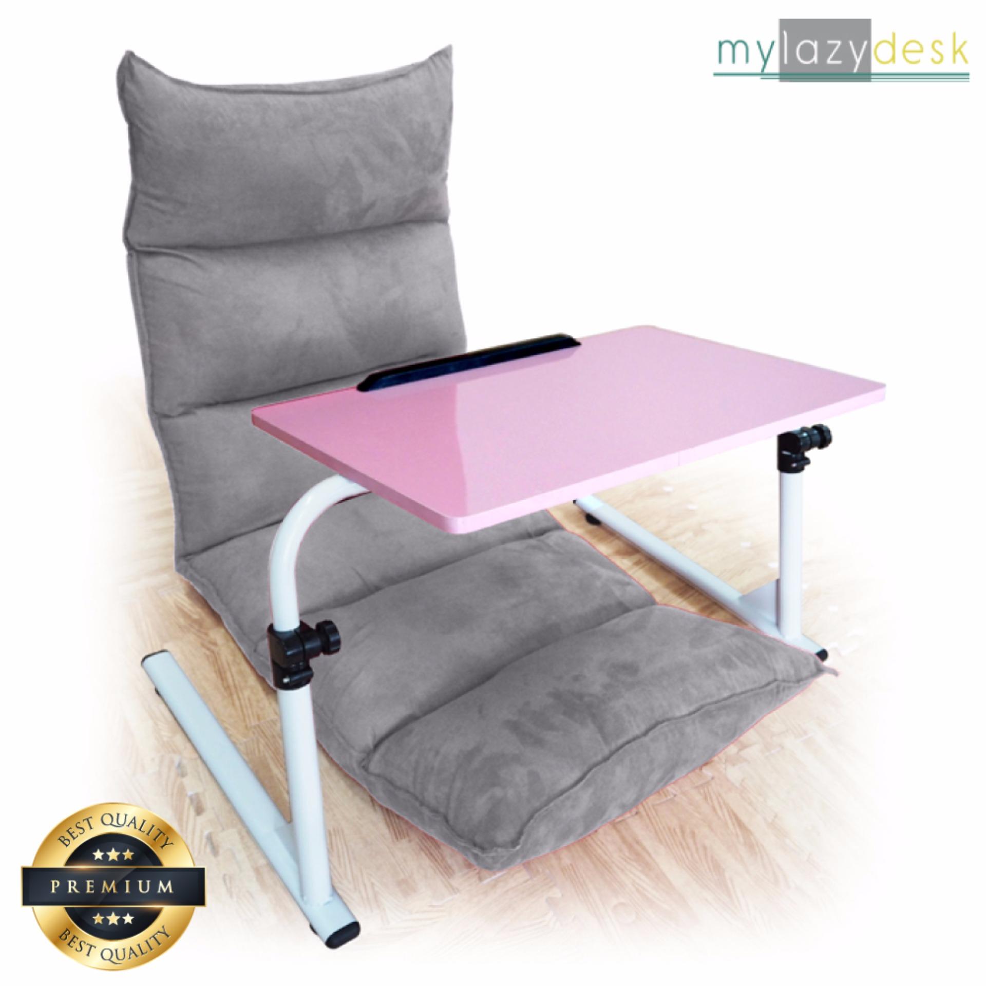 Mylazydesk โต๊ะวางโน๊ตบุ๊ค+เก้าอี้ญี่ปุ่น (แพคคู่J01สีชมพู+H02สีฟ้า) โต๊ะญี่ปุ่น เบาะญี่ปุ่น โต๊ะอ่านหนังสือ โต๊ะเขียนหนังสือ โต๊ะทำงาน โต๊ะอเนกประสงค์ เก้าอี้นั่งพื้น โซฟาญี่ปุ่น เก้าอี้เอนหลัง floor chair coffee table chair cushions lap desk Mylazydesk โต๊ะวางโน๊ตบุ๊ค+เก้าอี้ญี่ปุ่น (แพคคู่J01สีชมพู+H02สีฟ้า) โต๊ะญี่ปุ่น เบาะญี่ปุ่น โต๊ะอ่านหนังสือ โต๊ะเขียนหนังสือ โต๊ะทำงาน โต๊ะอเนกประสงค์ เก้าอี้นั่งพื้น โซฟาญี่ปุ่น เก้าอี้เอนหลัง floor chair coffee table chair cushions lap desk