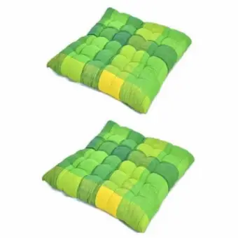 Nanapan Shop เบาะรองนั่ง ลายสก็อต แพ็ค 2 ชิ้น ขนาด 48x48 ซม. สีเขียว Nanapan Shop เบาะรองนั่ง ลายสก็อต แพ็ค 2 ชิ้น ขนาด 48x48 ซม. สีเขียว