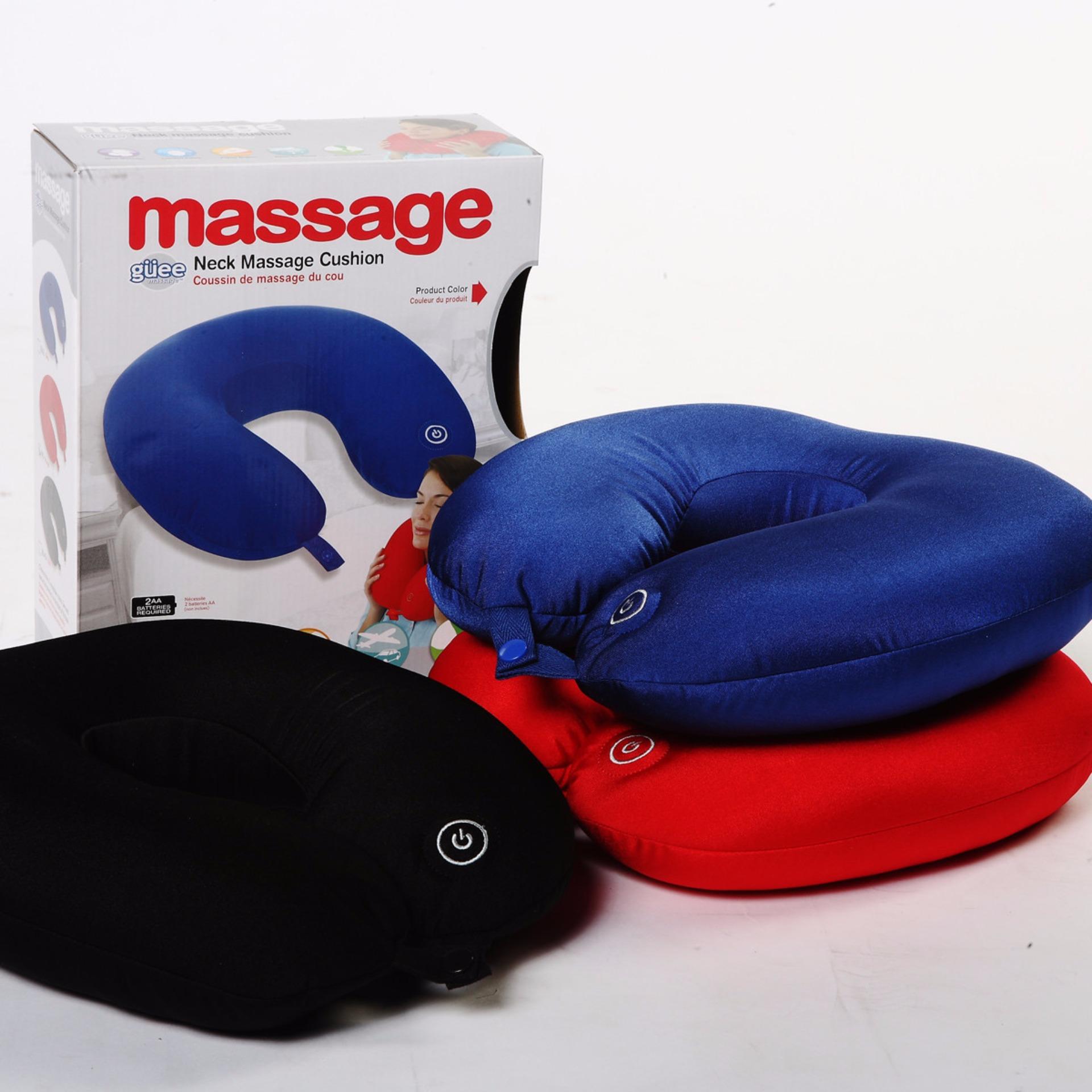 Neck and Shoulder Massager หมอนนวดคอไฟฟ้า ระบบสั่น -สีฟ้า Neck and Shoulder Massager หมอนนวดคอไฟฟ้า ระบบสั่น -สีฟ้า