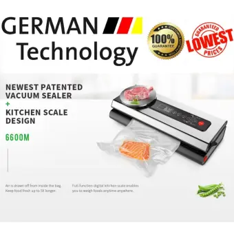 New Home Vacuum Sealer with Scale เครื่องซีลสูญญากาศพร้อมตาชั่งในตัว New Home Vacuum Sealer with Scale เครื่องซีลสูญญากาศพร้อมตาชั่งในตัว
