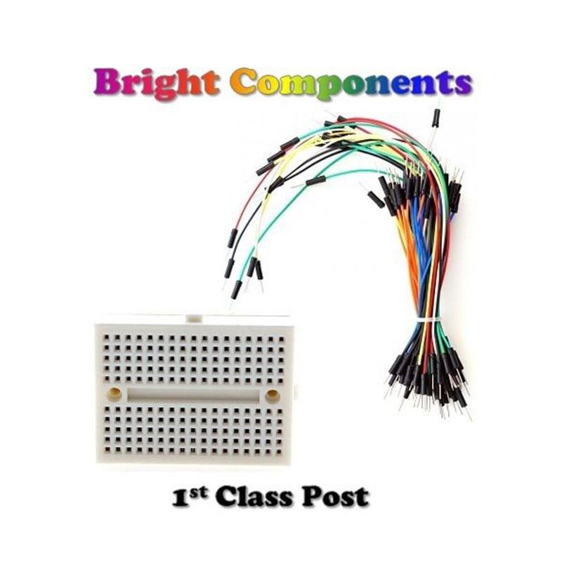 Newworldmall * ต้นแบบ Solderless Breadboard 170 จุดหลุม + 65X จัมเปอร์นำสายไฟ - นานาชาติ Newworldmall * ต้นแบบ Solderless Breadboard 170 จุดหลุม + 65X จัมเปอร์นำสายไฟ - นานาชาติ