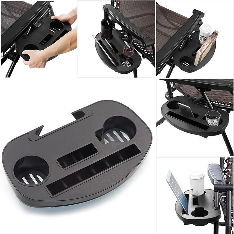NiceEshop Chair Cup Holder-เก้าอี้นอนไร้แรงโน้มถ่วงที่วางแก้วอเนกประสงค์ถาดอเนกประสงค์ตารางคลิปบน Recliner สำหรับแก้วน้ำ/หนังสือ/โทรศัพท์ - INTL NiceEshop Chair Cup Holder-เก้าอี้นอนไร้แรงโน้มถ่วงที่วางแก้วอเนกประสงค์ถาดอเนกประสงค์ตารางคลิปบน Recliner สำหรับแก้วน้ำ/หนังสือ/โทรศัพท์ - INTL