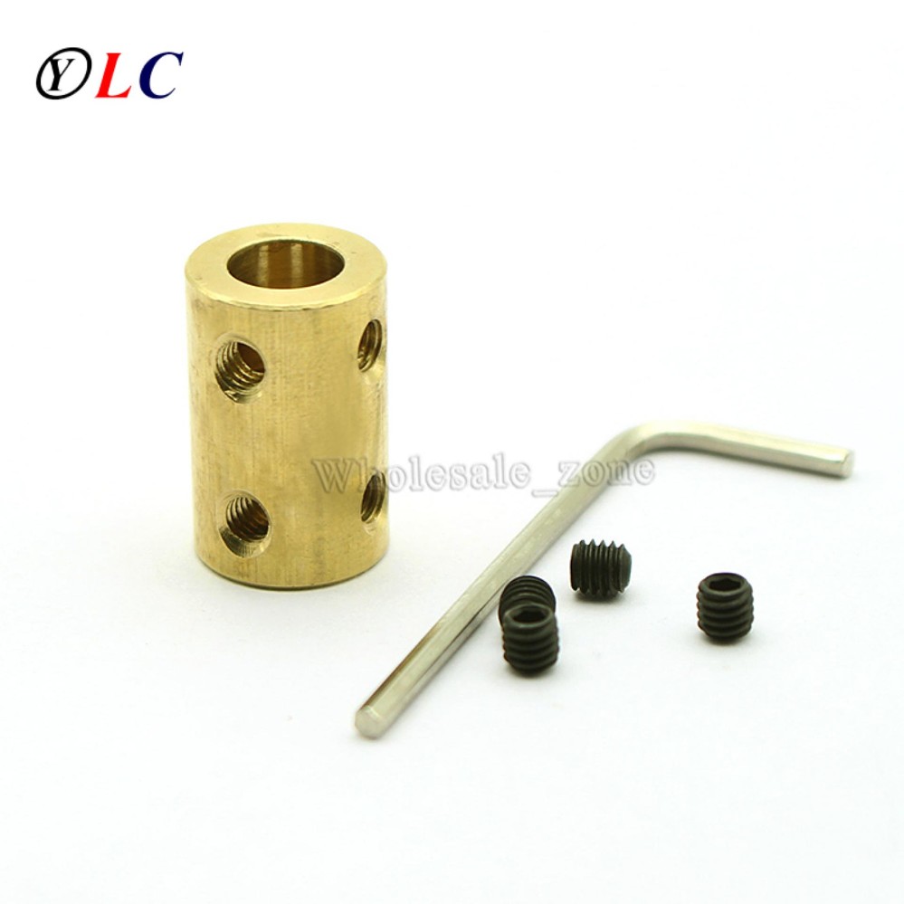 Od L Mm Brass Copper Rigid Tube Coupler Mm To Mm Stepper Motor