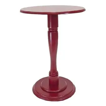 โต๊ะข้าง เอนกประสงค์ รุ่น Carolyn Red Pedestal Table (สีแดง) โต๊ะข้าง เอนกประสงค์ รุ่น Carolyn Red Pedestal Table (สีแดง)