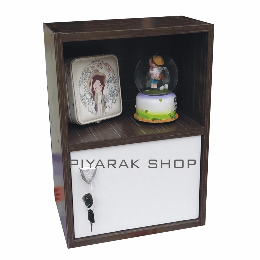 Piyalak Shop ตู้ล๊อกเกอร์ ตู้เก็บของ ตู้ข้างเตียง ชั้นไม้อเนกประสงค์ 1 ช่อง 2 ชั้น รุ่น Box-02 (สีลายไม้โอ๊ดเส้น) Piyalak Shop ตู้ล๊อกเกอร์ ตู้เก็บของ ตู้ข้างเตียง ชั้นไม้อเนกประสงค์ 1 ช่อง 2 ชั้น รุ่น Box-02 (สีลายไม้โอ๊ดเส้น)