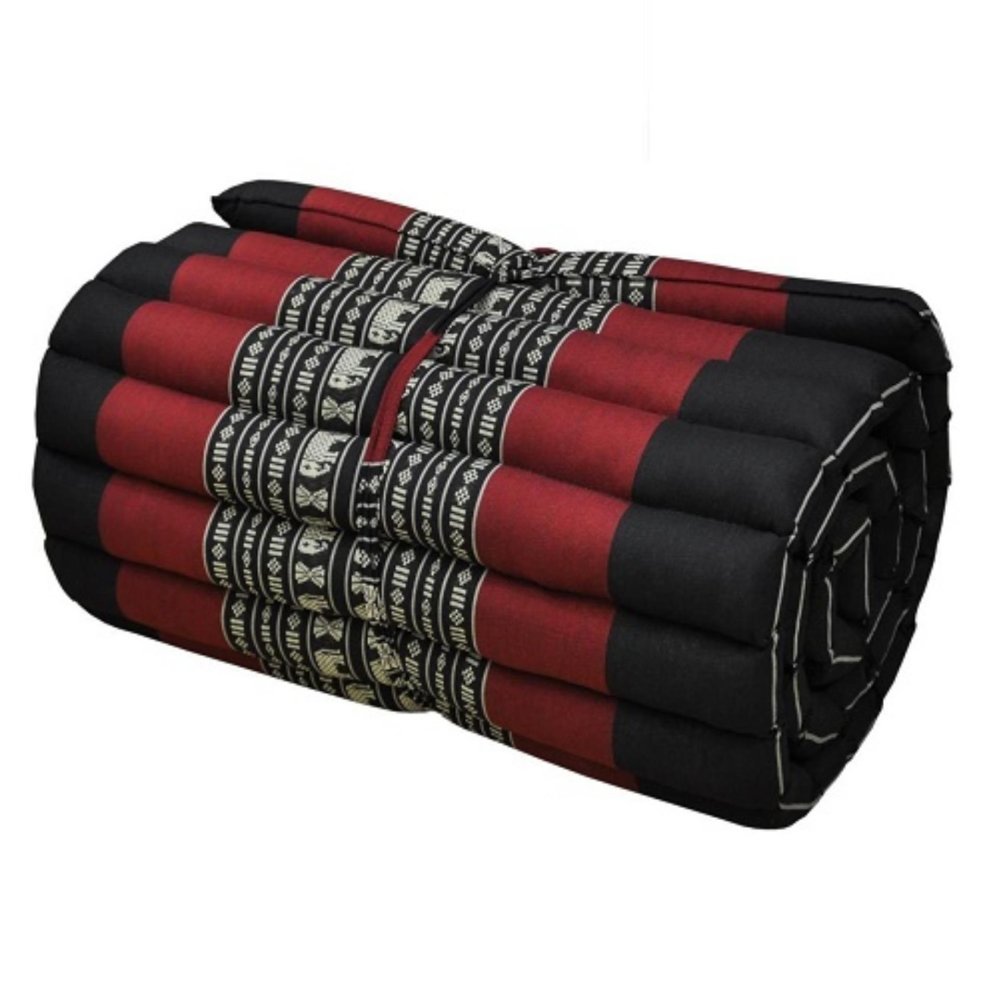 PRAEMAI ที่นอนระนาด ที่นอน เบาะรองนอน เบาะรองนั่ง สีแดงแถบดำ ขนาด 180x55 cm. PRAEMAI ที่นอนระนาด ที่นอน เบาะรองนอน เบาะรองนั่ง สีแดงแถบดำ ขนาด 180x55 cm.
