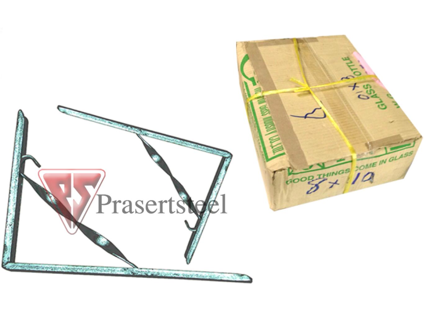 Prasertsteel ฉากเท้าแขน เหล็กดัด มีขายัน ขนาด 12 x 14 นิ้ว (1 คู่) Prasertsteel ฉากเท้าแขน เหล็กดัด มีขายัน ขนาด 12 x 14 นิ้ว (1 คู่)