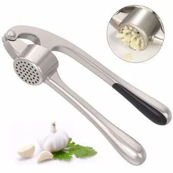 Q-shop Handheld Garlic Press Garlic Mincer and Peeler Heavy Duty Professional Garlic Crusher(Silver) - intl Q-shop Handheld Garlic Press Garlic Mincer and Peeler Heavy Duty Professional Garlic Crusher(Silver) - intl