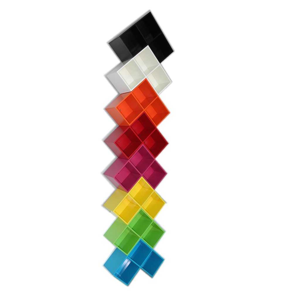 RELUX ชั้นวางของไม้หนาอย่างดี หิ้งแขวนได้ ทรง Lego CD 3 ช่อง *สำหรับพื้นที่จำกัด* รุ่น CDV-42 Lego RELUX ชั้นวางของไม้หนาอย่างดี หิ้งแขวนได้ ทรง Lego CD 3 ช่อง *สำหรับพื้นที่จำกัด* รุ่น CDV-42 Lego