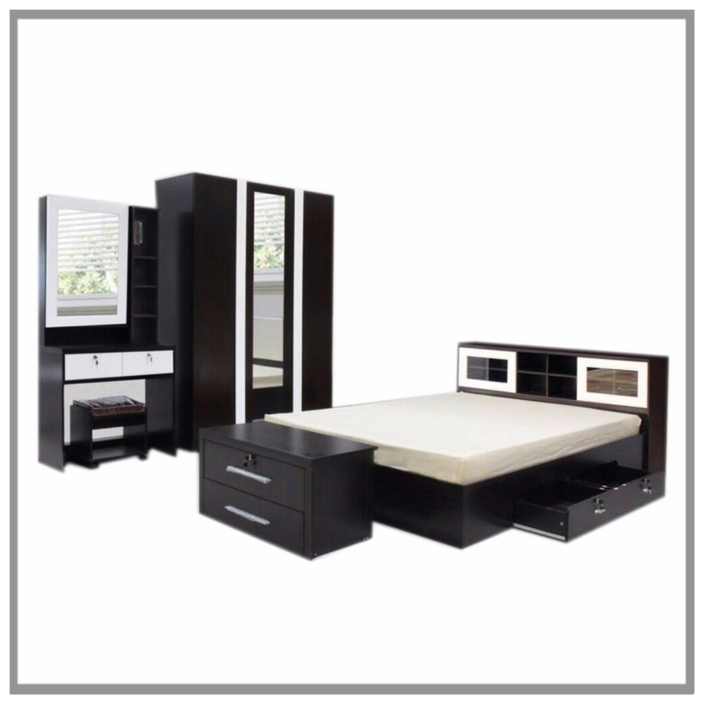 RF Furniture ชุดห้องนอนบานเลือน DD รุ่น Milano Set ขนาด 6 ฟุต เตียง 6 ฟุต + ตู้เสื้อผ้า 3 บาน + โต๊ะแป้ง 80 cm ( สีโอ๊ค / ขาว ) RF Furniture ชุดห้องนอนบานเลือน DD รุ่น Milano Set ขนาด 6 ฟุต เตียง 6 ฟุต + ตู้เสื้อผ้า 3 บาน + โต๊ะแป้ง 80 cm ( สีโอ๊ค / ขาว )