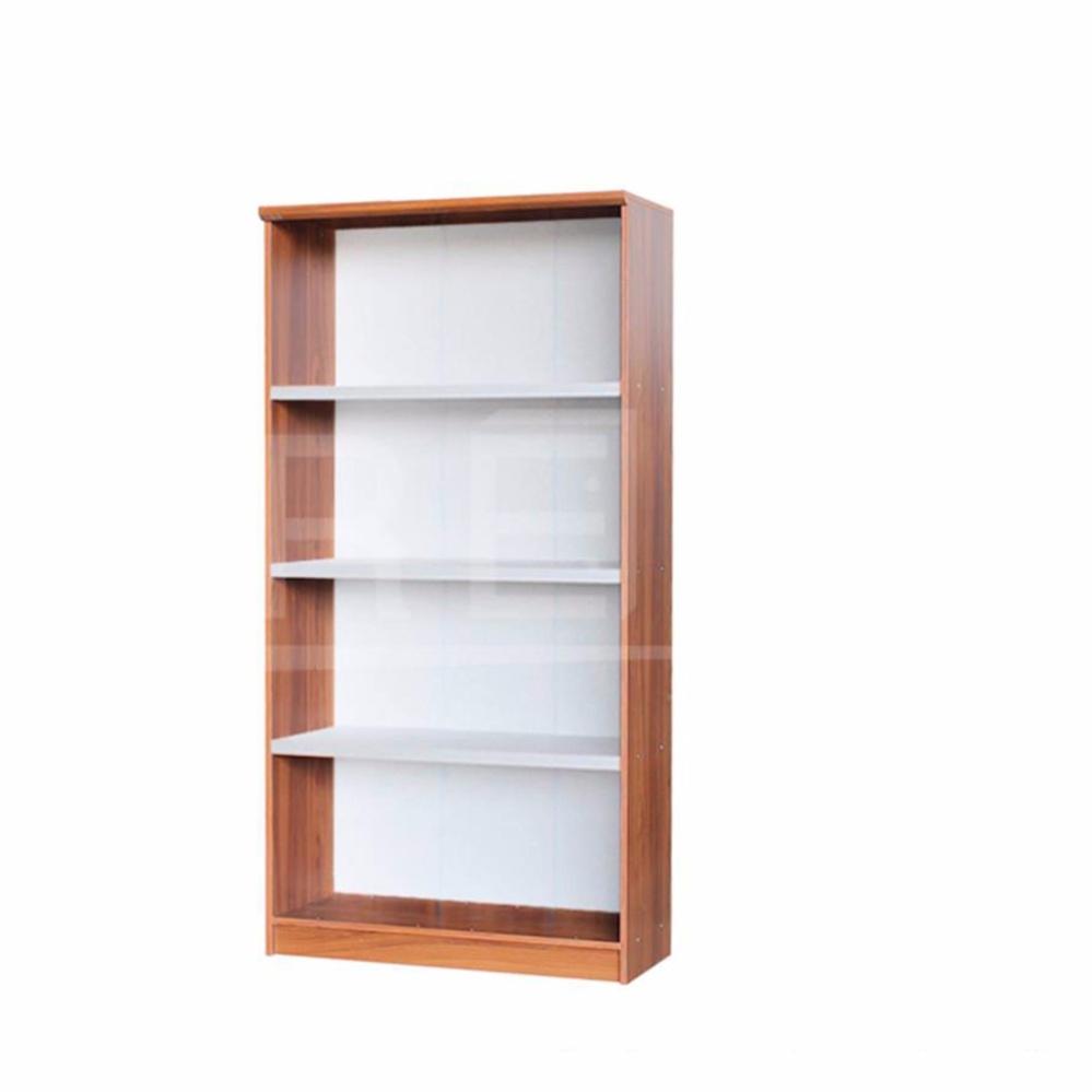 RF Furniture ตู้อเนกประสงค์ FL0901 ชั้นวางหนังสือ ขนาด 90 cm ( สีสัก-ขาว ) RF Furniture ตู้อเนกประสงค์ FL0901 ชั้นวางหนังสือ ขนาด 90 cm ( สีสัก-ขาว )