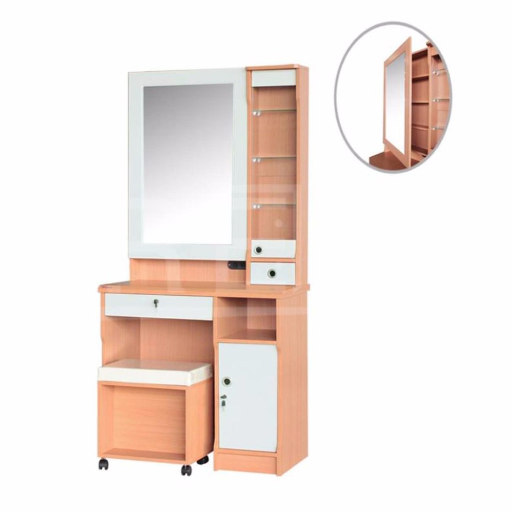 ส่วนลด RF Furniture โต๊ะแป้ง รุ่นDT0801 (สีบีช/ขาว) ส่วนลด RF Furniture โต๊ะแป้ง รุ่นDT0801 (สีบีช/ขาว)