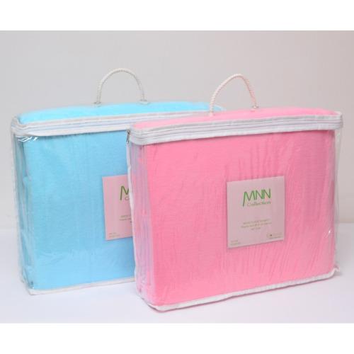 Rika ผ้าห่ม (ฟรีซ 100%) EO1801 set 2 pc. ( สีชมพู , ฟ้า )