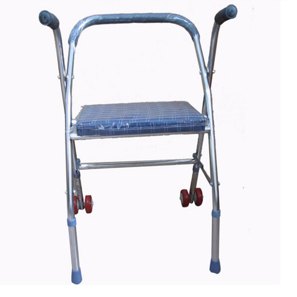 rongstore Walker Rollator ที่นั่งปรับระดับและช่วยเดินมีล้อด้านหน้าช่วยพับได้ rongstore Walker Rollator ที่นั่งปรับระดับและช่วยเดินมีล้อด้านหน้าช่วยพับได้