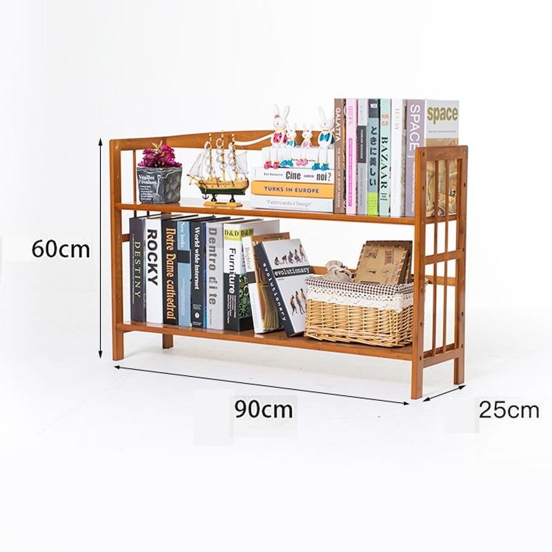 RuYiYu - 90 X 25 X 60cm, Bamboo Bookshelf 2-tier Book Rack Storage Rack, Multifunctional Bathroom Kitchen Living Room Holder 2-Tier Utility Storage Rack Shelf - intl RuYiYu - 90 X 25 X 60cm, Bamboo Bookshelf 2-tier Book Rack Storage Rack, Multifunctional Bathroom Kitchen Living Room Holder 2-Tier Utility Storage Rack Shelf - intl