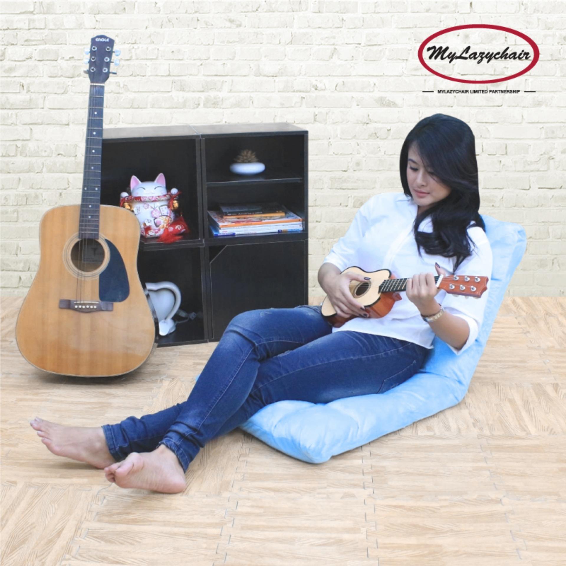 Mylazydesk เก้าอี้ญี่ปุ่น (รุ่นH03 สีฟ้า 110cm) เบาะญี่ปุ่น เบาะรองนั่งสมาธิ เก้าอี้นั่งพื้น เบาะนั่งสมาธิ โซฟาญี่ปุ่น เก้าอี้เอนหลัง เก้าอี้พักผ่อน เบาะรองหลัง floor chair chair chsions Mylazydesk เก้าอี้ญี่ปุ่น (รุ่นH03 สีฟ้า 110cm) เบาะญี่ปุ่น เบาะรองนั่งสมาธิ เก้าอี้นั่งพื้น เบาะนั่งสมาธิ โซฟาญี่ปุ่น เก้าอี้เอนหลัง เก้าอี้พักผ่อน เบาะรองหลัง floor chair chair chsions