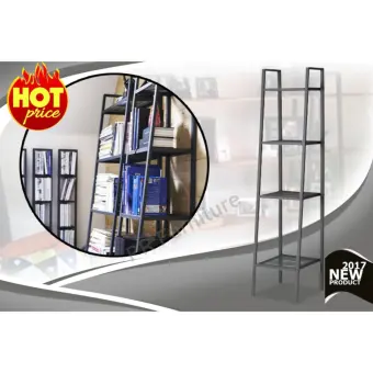 Shelf unit ชั้นวางเอนกประสงค์ ชั้นวางของ ชั้นเหล็ก ชั้นเหล็กวางของ ชั้นเอนกประสงค์ ชั้นเก็บของ ชั้นวางของเหล็ก ขนาด 35*148 ซม. รุ่น LERBERG (สีดำ) Shelf unit ชั้นวางเอนกประสงค์ ชั้นวางของ ชั้นเหล็ก ชั้นเหล็กวางของ ชั้นเอนกประสงค์ ชั้นเก็บของ ชั้นวางของเหล็ก ขนาด 35*148 ซม. รุ่น LERBERG (สีดำ)