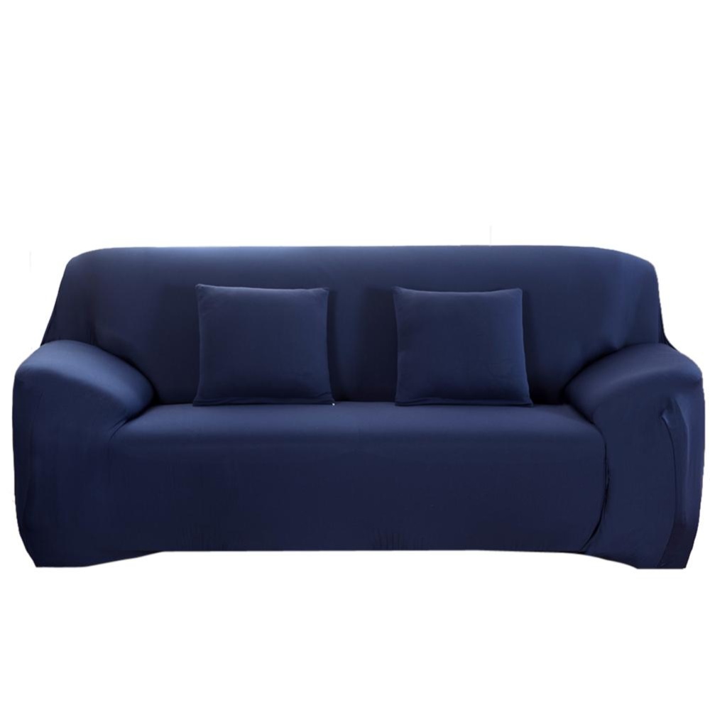 Slipcover Stretchable PURE สีโซฟาปลอกหมอนอิง (Loveseat สีกรมท่า) - INTL Slipcover Stretchable PURE สีโซฟาปลอกหมอนอิง (Loveseat สีกรมท่า) - INTL