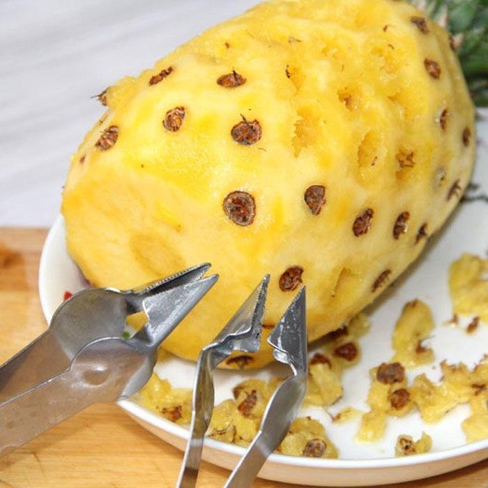 สแตนเลสสับปะรดมีดปอกสไลด์ตัด Corer ตัก Scooper - INTL