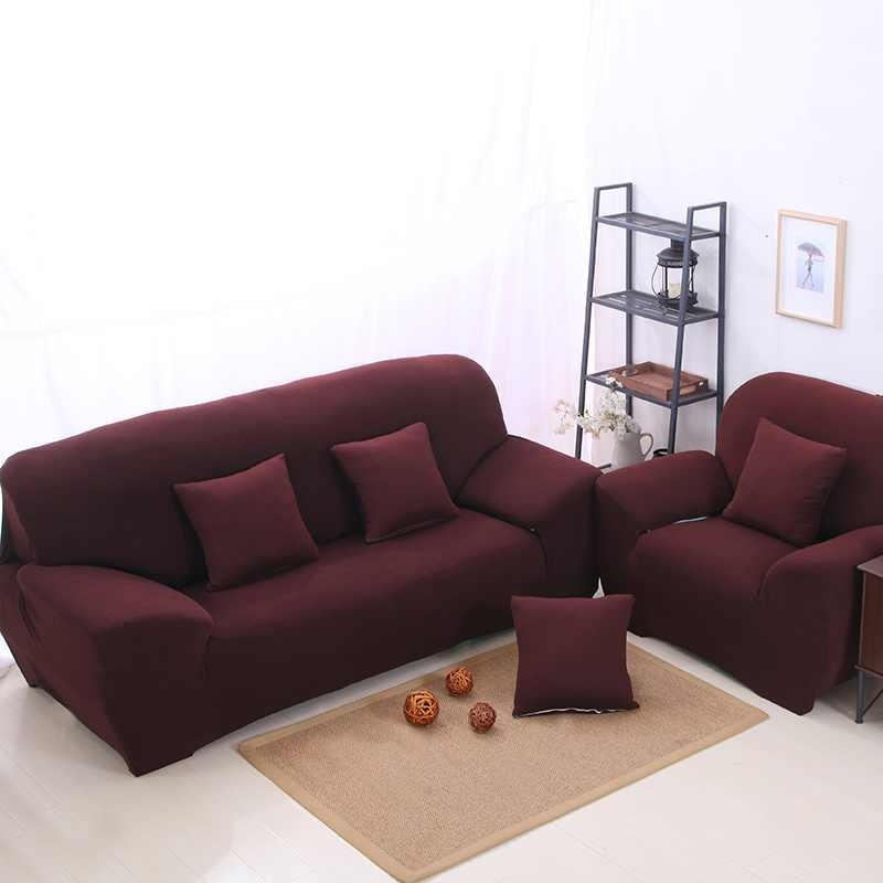 Three Seater Protector Couch Cover Sofa Cover Slipcover Full cover Skidproof - intl Three Seater Protector Couch Cover Sofa Cover Slipcover Full cover Skidproof - intl