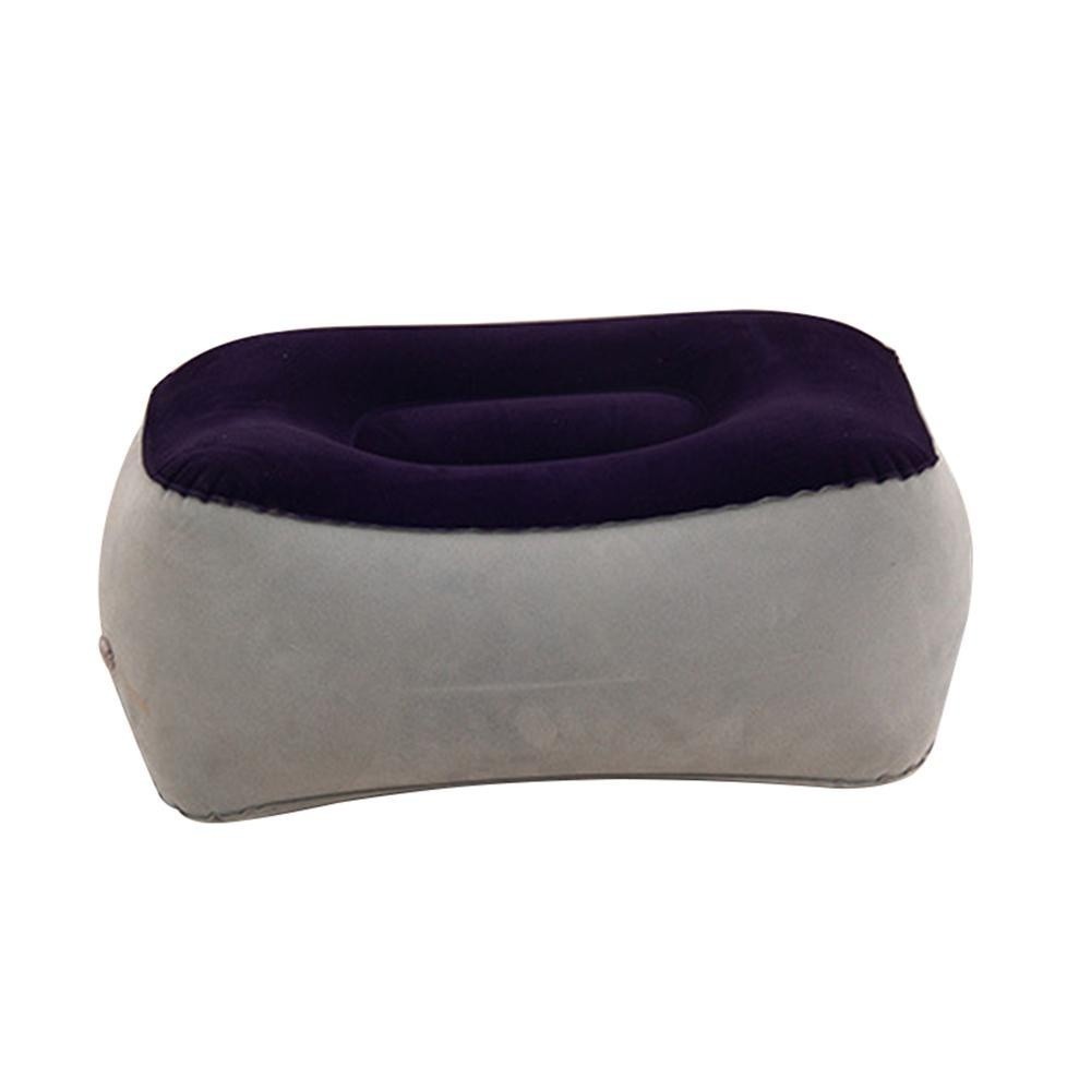 Toobony พองหมอนรองศีรษะขาเท้า Ottomans เหมาะสำหรับสำนักงาน, บ้านผ่อนคลาย, และในการเดินทาง (สีเทา + น้ำเงิน) - นานาชาติ Toobony พองหมอนรองศีรษะขาเท้า Ottomans เหมาะสำหรับสำนักงาน, บ้านผ่อนคลาย, และในการเดินทาง (สีเทา + น้ำเงิน) - นานาชาติ