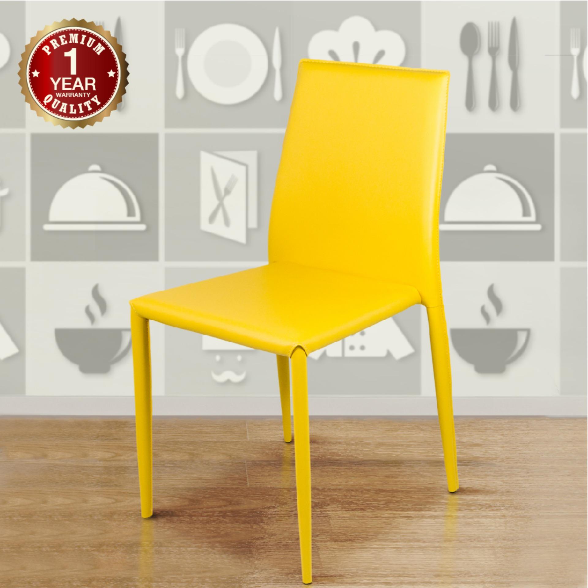 U-RO DECOR เก้าอี้รับประทานอาหาร รุ่น DOMINO - สีดำ U-RO DECOR เก้าอี้รับประทานอาหาร รุ่น DOMINO - สีดำ