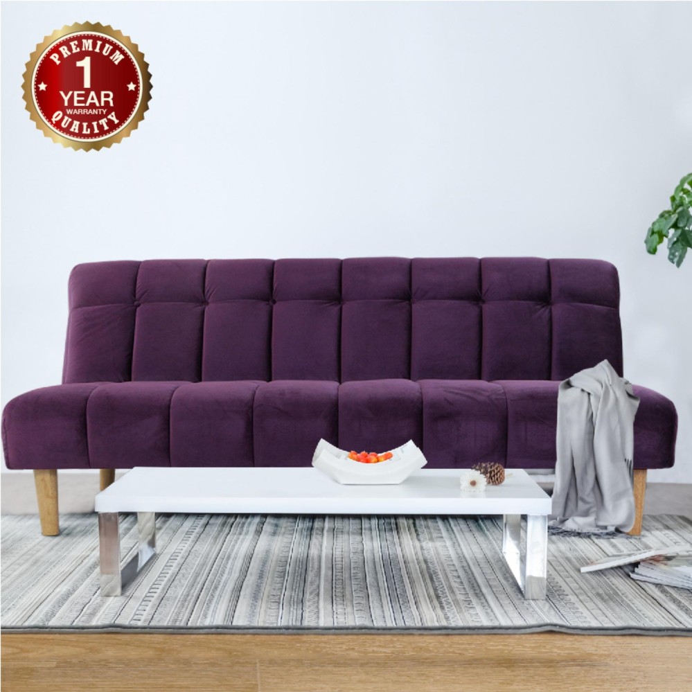 U-RO DECOR ELLA (เอลล่า) โซฟาเบด 3 ที่นั่ง สีม่วง U-RO DECOR ELLA (เอลล่า) โซฟาเบด 3 ที่นั่ง สีม่วง