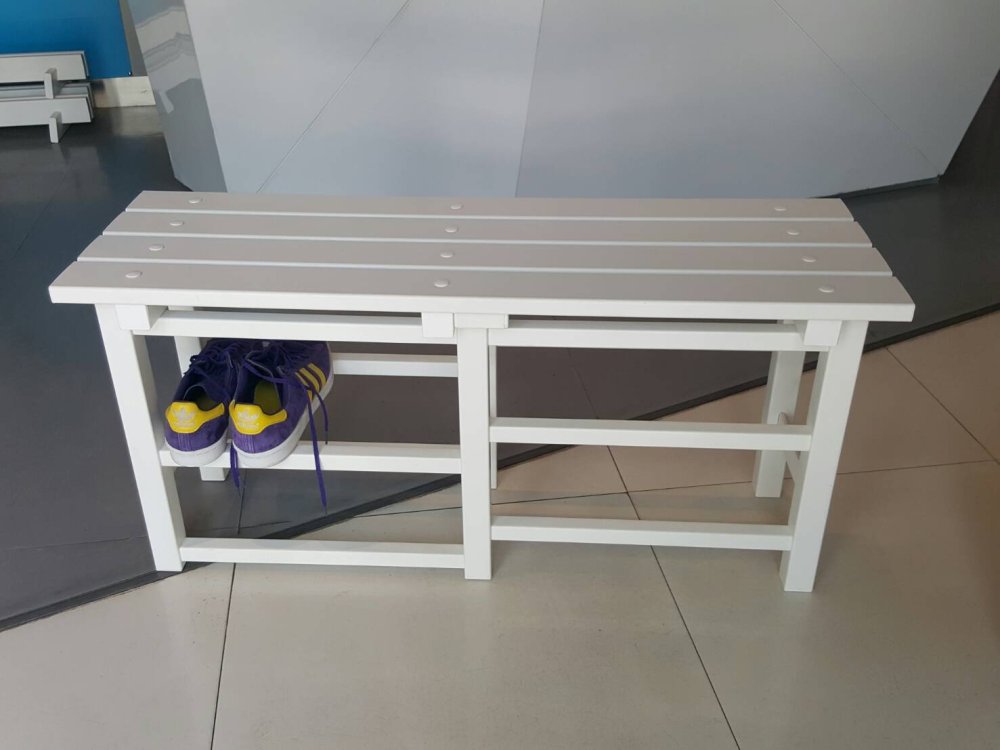 Vinyl Creation + เก้าอี้ชั้นวางรองเท้า + ถอดประกอบได้ +สีขาว+ ขนาด 97.5 x 32 x 46 cm. Vinyl Creation + เก้าอี้ชั้นวางรองเท้า + ถอดประกอบได้ +สีขาว+ ขนาด 97.5 x 32 x 46 cm.