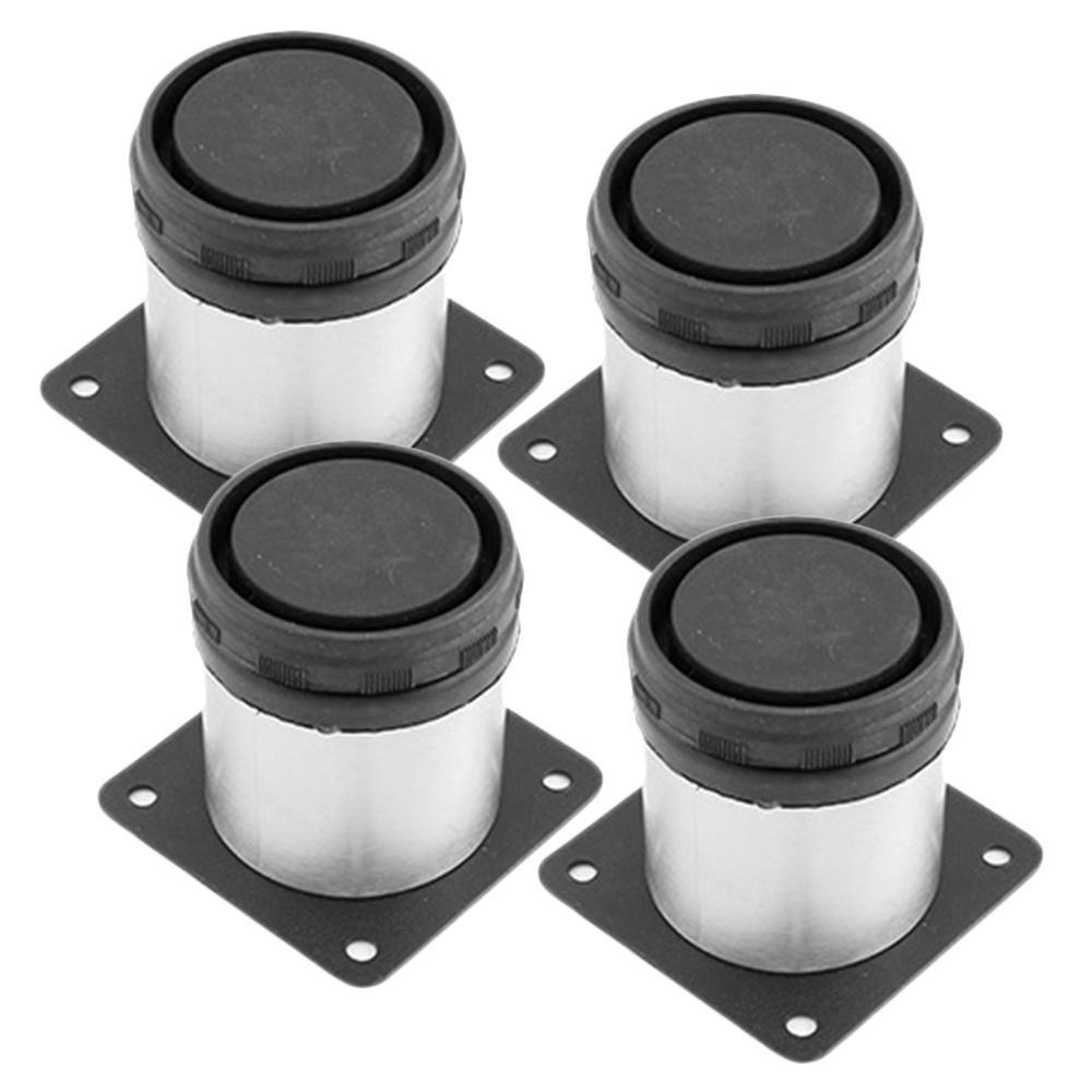 yooc KOBWA 4 Pack Furniture Cabinet Adjustable Stainless Steel Kitchen Table Desk Feet/Round/ 6 Different Size (50mm*150mm) - intl yooc KOBWA 4 Pack Furniture Cabinet Adjustable Stainless Steel Kitchen Table Desk Feet/Round/ 6 Different Size (50mm*150mm) - intl