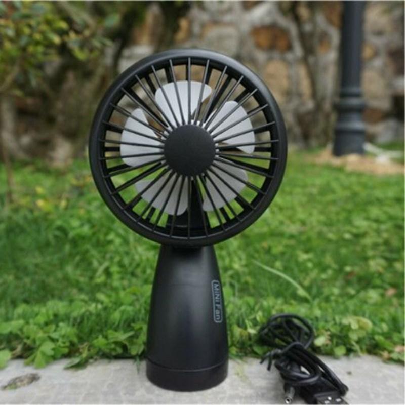 Handheld Mini fan พัดลมพกพาขนาดเล็กชาร์จสายUSBใส่ถ่านลมแรง blue Handheld Mini fan พัดลมพกพาขนาดเล็กชาร์จสายUSBใส่ถ่านลมแรง blue
