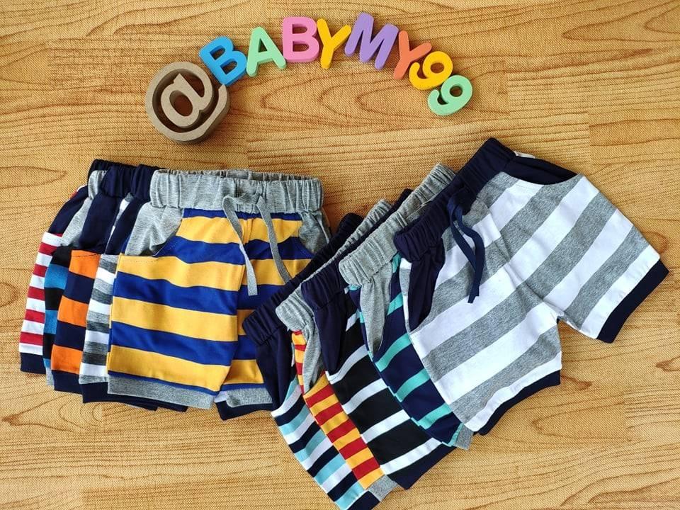 กางเกงขาสั้นเด็กนิ่มมาก ลายทาง นิ่มมาก ไซส์ S M L XL **ทางร้านจัดคละลาย**(1ตัว) ขนาดเอว กดอ่านตรงรายละเอียดคะ ^^ กางเกงขาสั้นเด็กนิ่มมาก ลายทาง นิ่มมาก ไซส์ S M L XL **ทางร้านจัดคละลาย**(1ตัว) ขนาดเอว กดอ่านตรงรายละเอียดคะ ^^