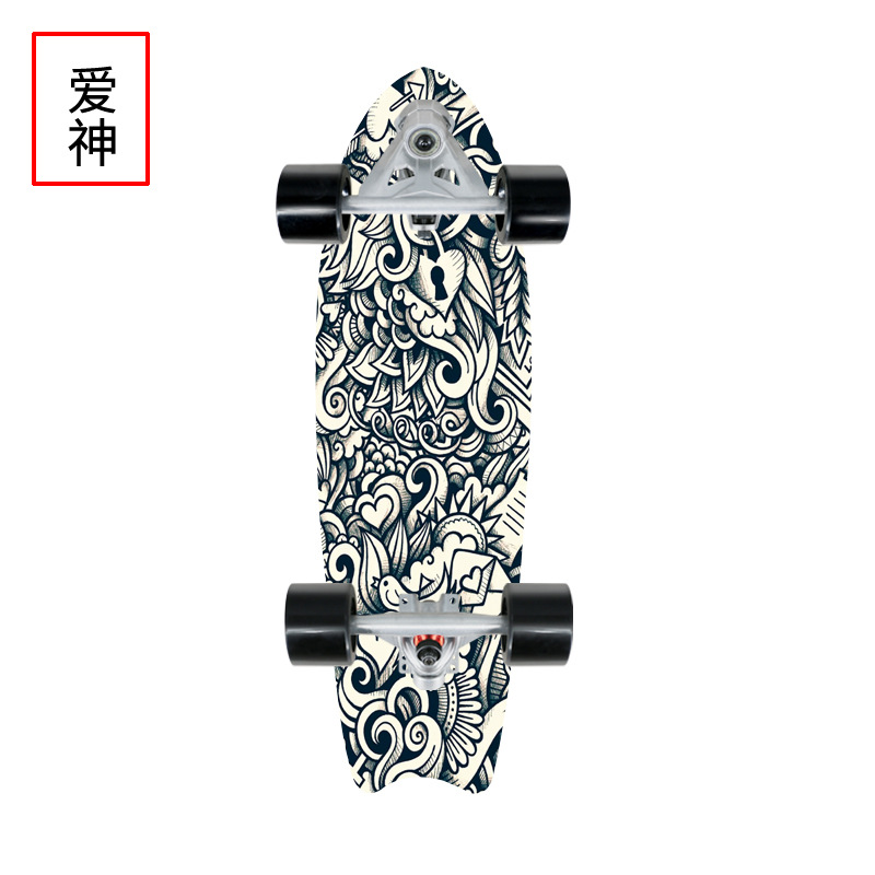 [พร้อมส่ง75*23*12cm] Surf Skate เซิร์ฟสเก็ต สเก็ตบอร์ด CX7 060702