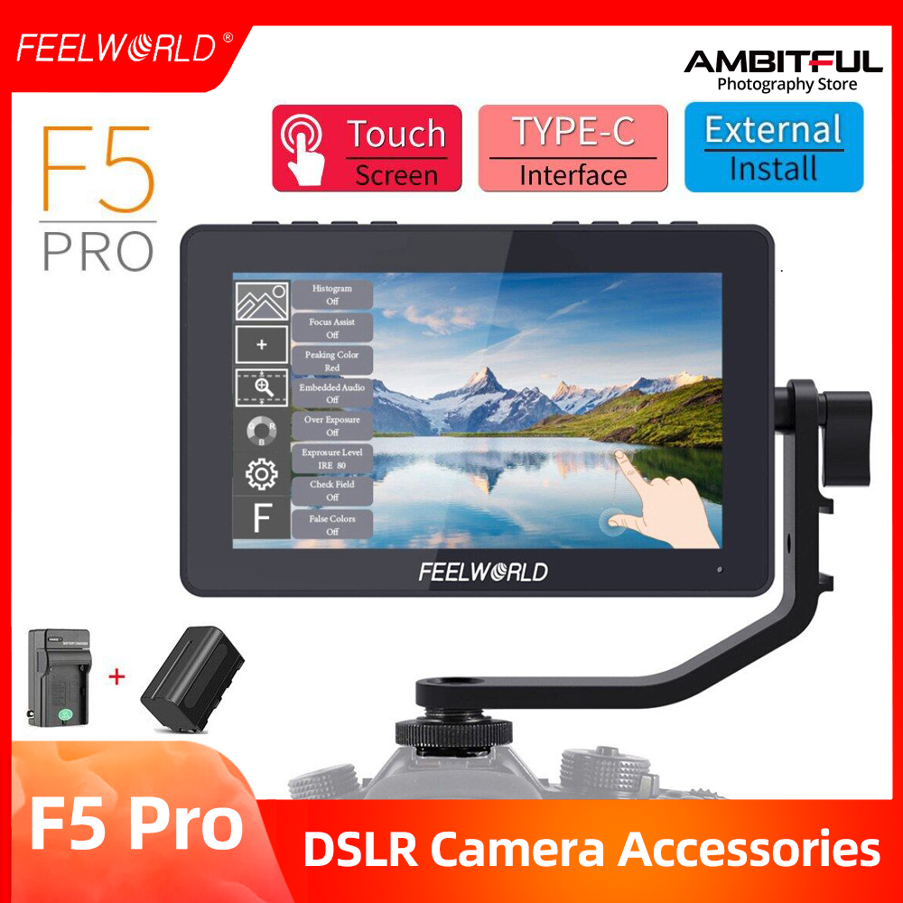 Feelworld F Pro V Inch Touch Screen D Lut Dslr Camera Field