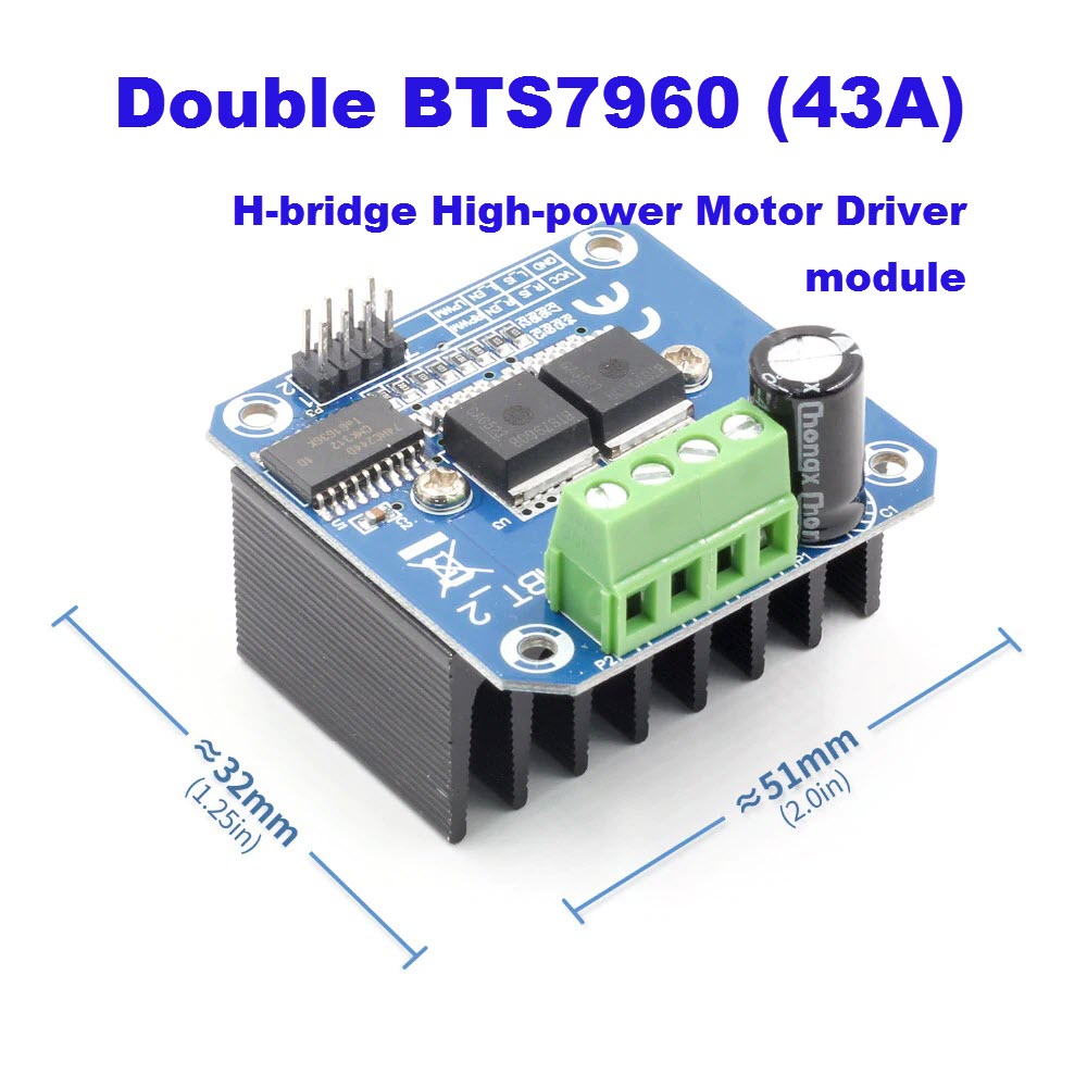 Double Bts B Dc A Stepper Motor Driver H Bridge Pwm Driving Board