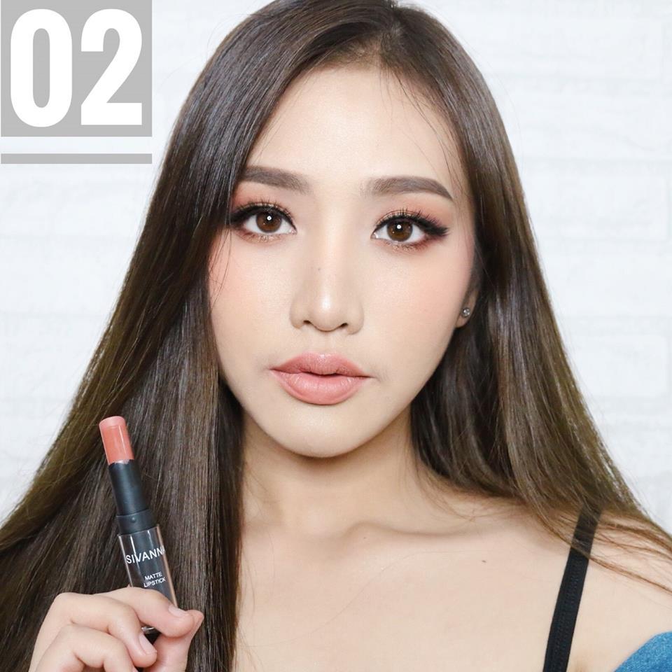 Sivanna Colors Matte Lipstick HF308 สิวันนา ลิปสติก เนื้อแมท ลิปเนื้อแมท ลิปสิวันนา ซีเวียน่า ลิปแมท #02 Sivanna Colors Matte Lipstick HF308 สิวันนา ลิปสติก เนื้อแมท ลิปเนื้อแมท ลิปสิวันนา ซีเวียน่า ลิปแมท #02
