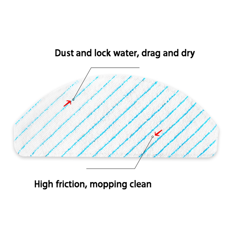 60 Pack Disposable Mop Cloth Pads For Ecovacs Deebot Ozmo T8 AIVI T9