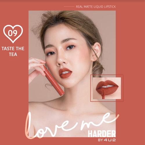 (17 สี) ลิป 4U2 Love Me Harder Real Matte